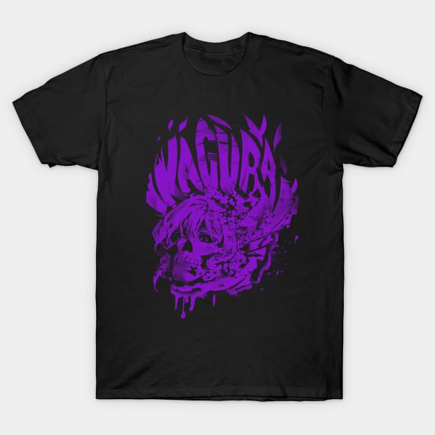 Skull Girl (purple skull) T-Shirt by Kagura (The band)